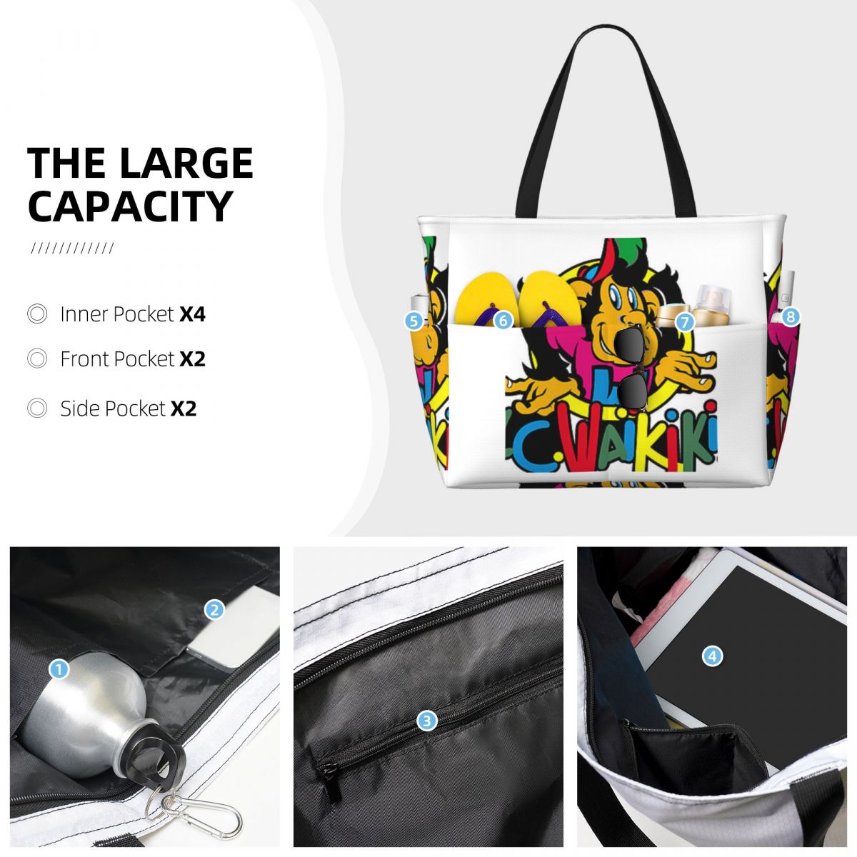 Monkey Lc Waikiki Singe Beach  - Luxury Yoga Bags 리뷰 및 가격