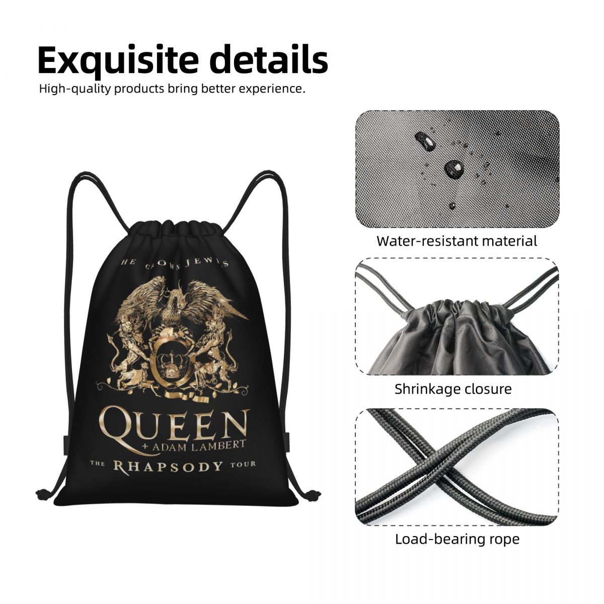 Custom Freddie Mercury Crown D - Luxury Yoga Bags 리뷰 및 가격