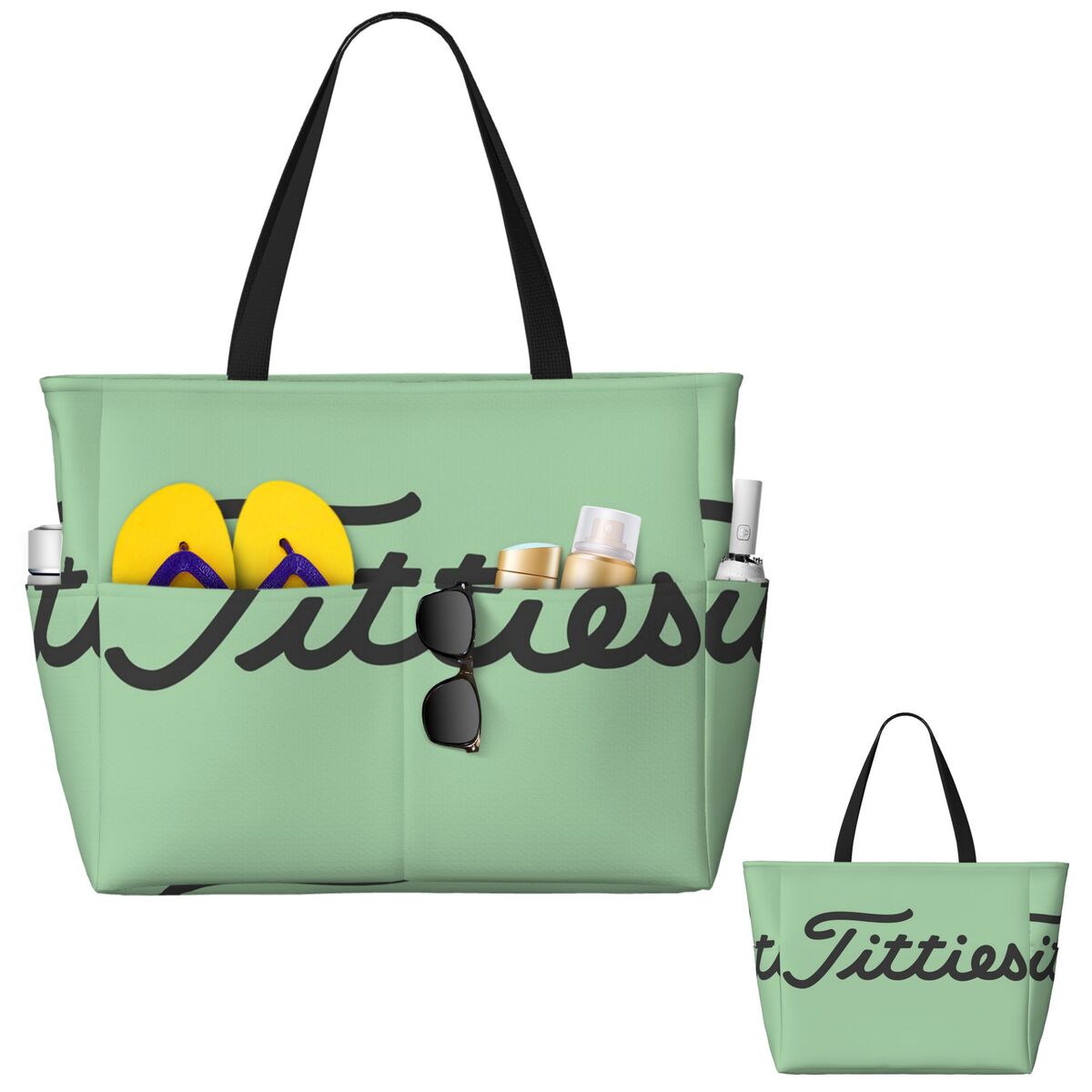 Titties Golf Ball Beach Tote B - Luxury Yoga Bags 리뷰 및 가격