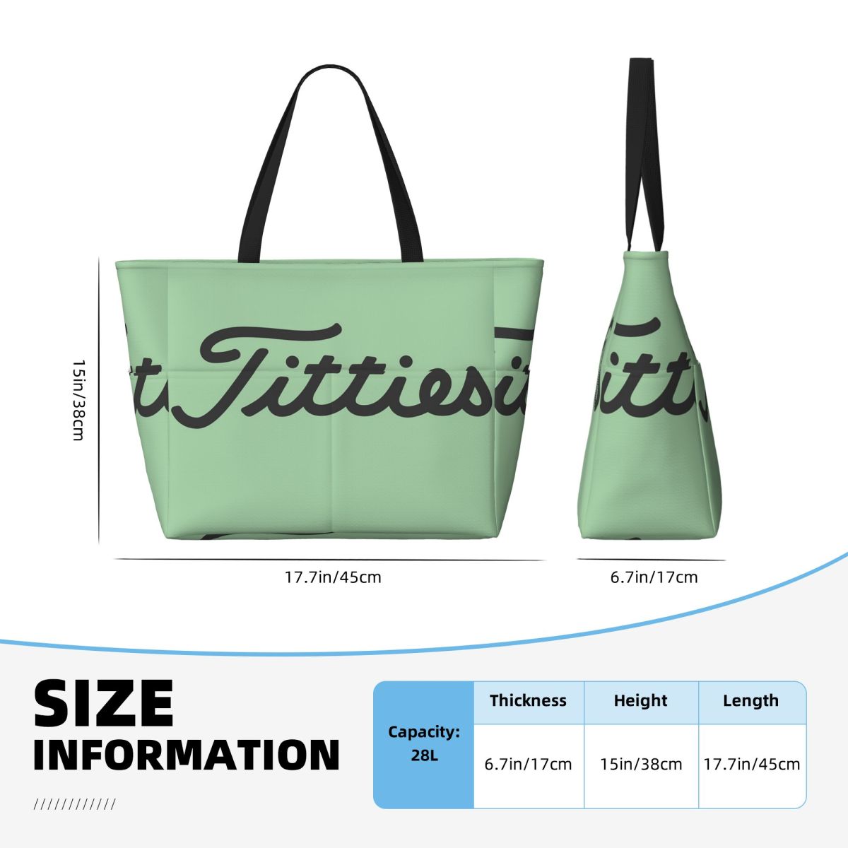 Titties Golf Ball Beach Tote B - Luxury Yoga Bags 리뷰 및 가격