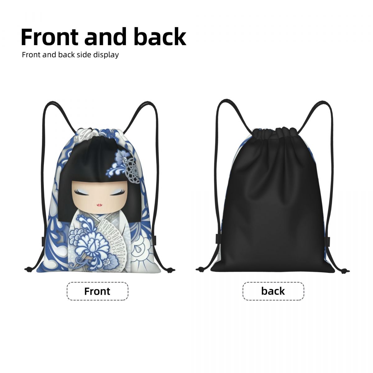 Custom Japanese Girl Sakura Ko - Luxury Yoga Bags 리뷰 및 가격