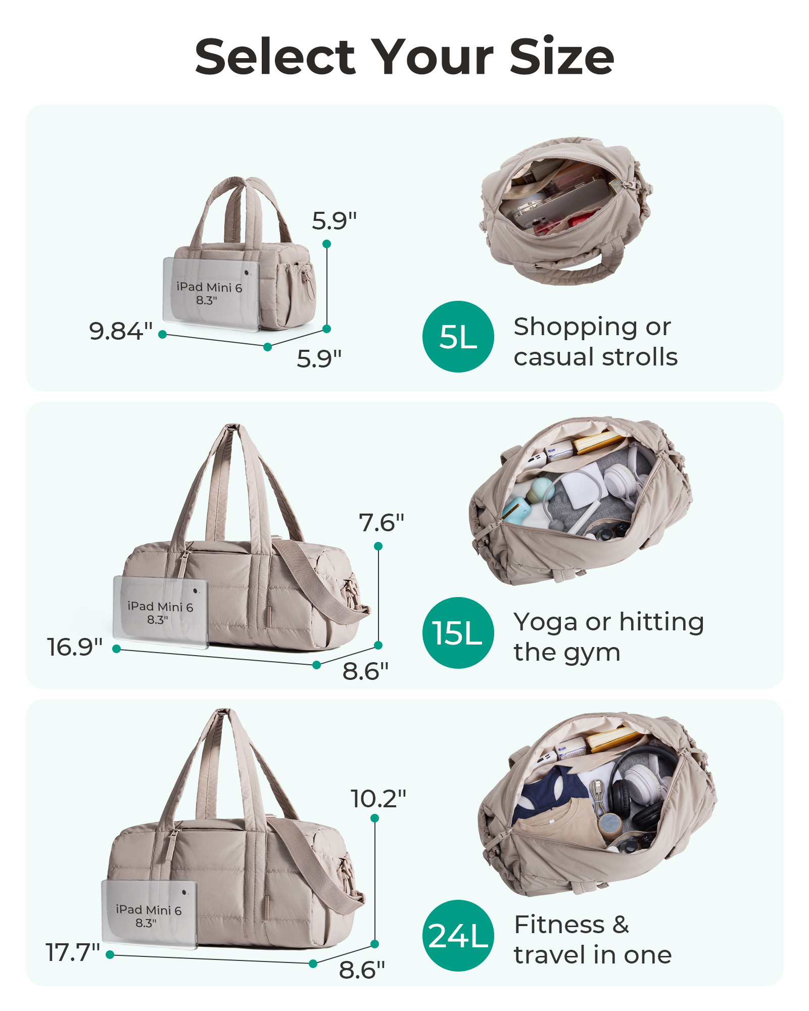 BAGSMART Gym Bag for Women Min - Luxury Yoga Bags 리뷰 및 가격