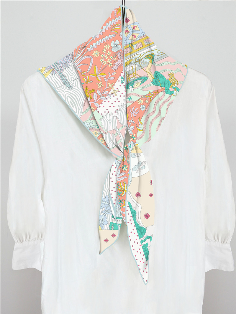 Silk Twill Scarf Triangle Shap - Luxury Bags Hong Kong 리뷰 및 가격