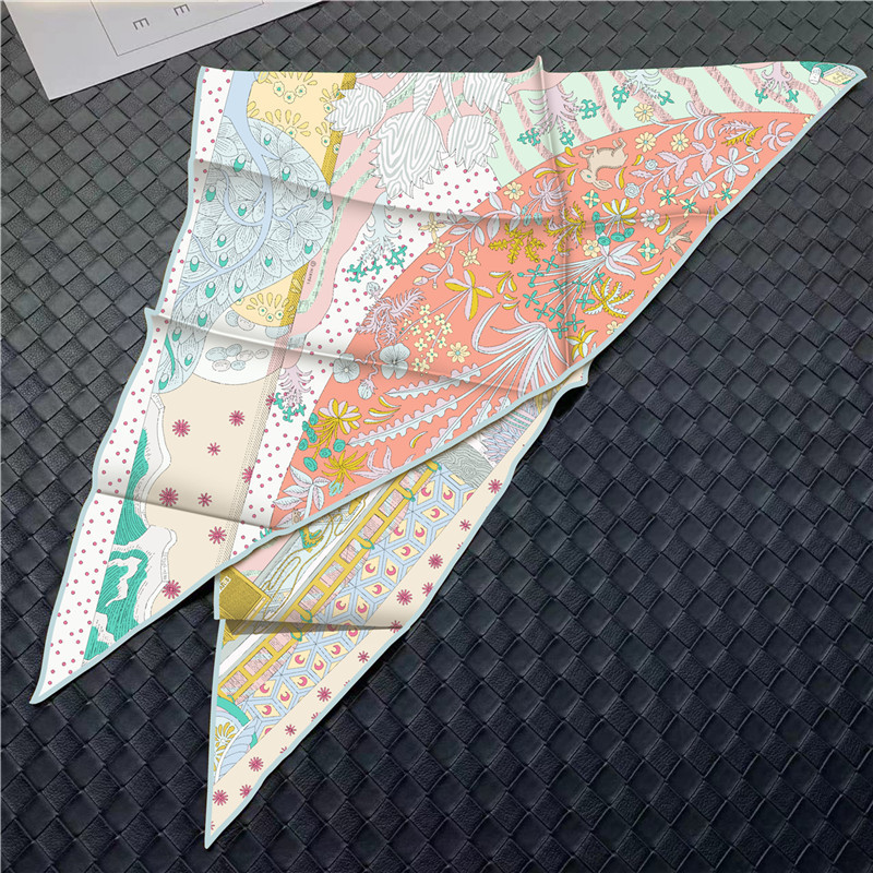 Silk Twill Scarf Triangle Shap - Luxury Bags Hong Kong 리뷰 및 가격