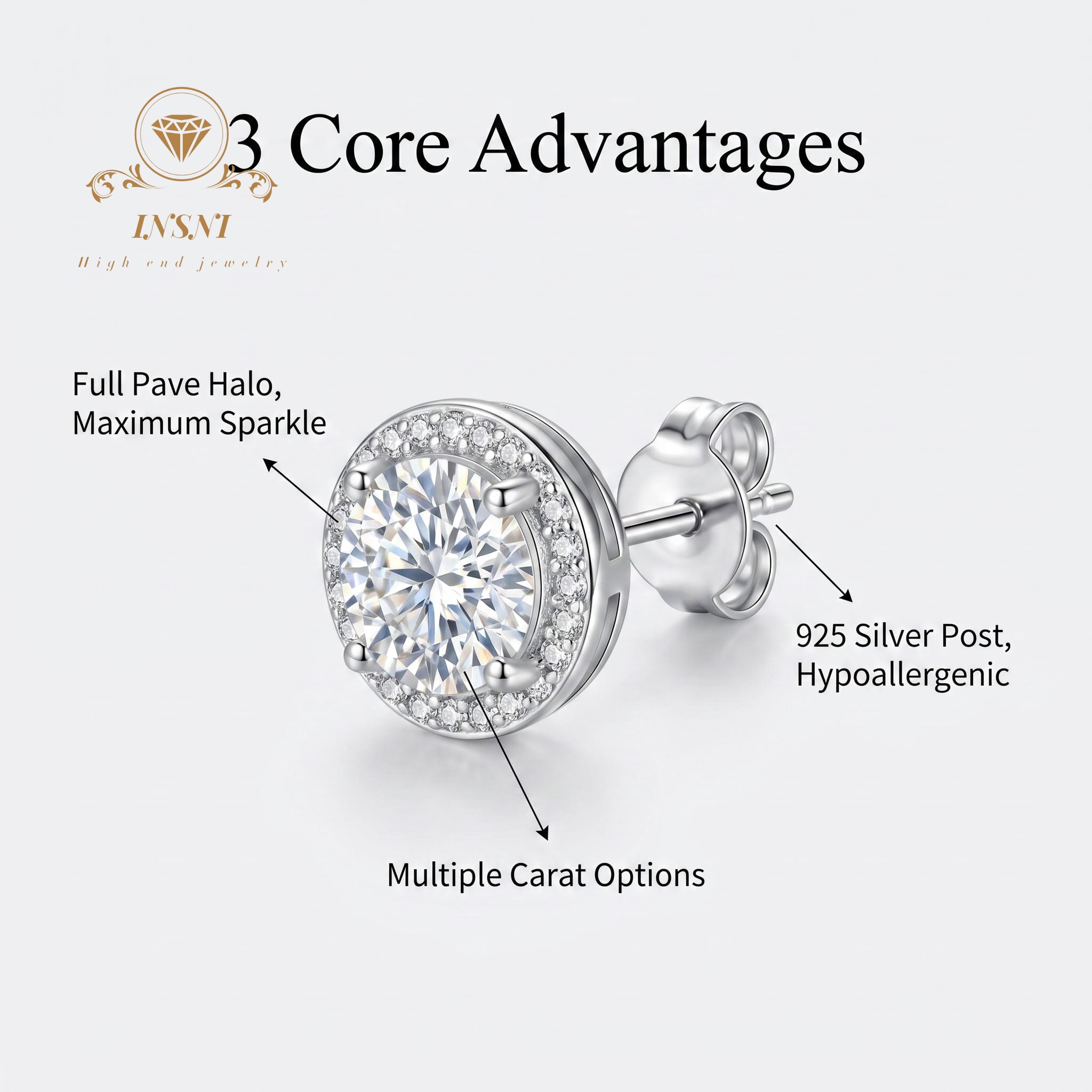 D-color Moissanite Sterling Si - Luxury Bags Affordable 리뷰 및 가격