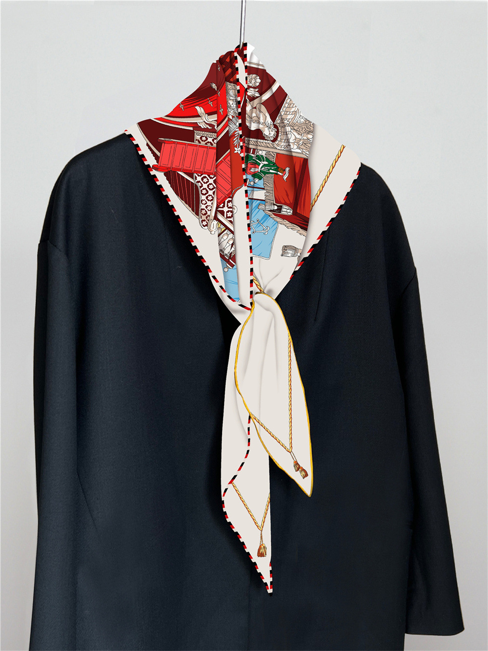 Triangle Twill Scarf Luxury Wo - Luxury Bags Hong Kong 리뷰 및 가격